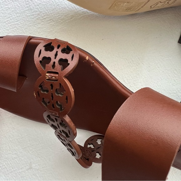 Tory Burch Women's Tiny Miller Toe Ring High Block Sandals - Picture 8 of 11